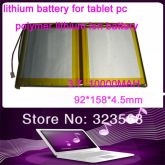 bateria Li-ion para tablet pc 3.7V 10000mAh
