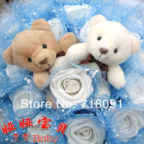 Lote com 120 Ursinhos de pelucia para casamento