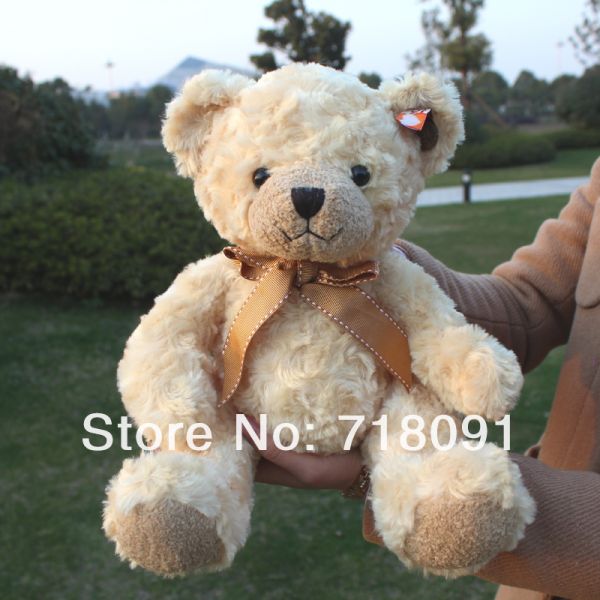 Toy Teddy Bear Com laço 25centimetros 3 cores