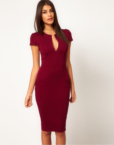 Vestido Classic Vintage Elegante V-Neck