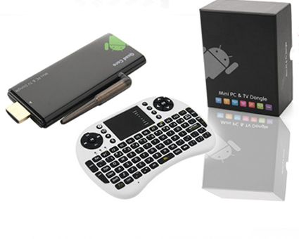 Mini Pc TV Android 4.2 Quad Core 1.8GHz 1GB RAM 8GB ROM Wi-F