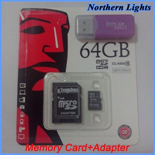 Cartão de Memória Kingston 64GB Micro SD SDHC