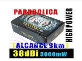 Adaptador de rede sem fio USB 3 Antena WEP WPA crack senha