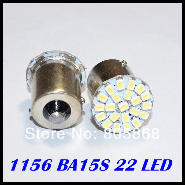 Atacado 10pcs Lâmpada de Led Automotiva 22Led´s Super Branco