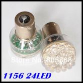 Atacado 50pcs Lâmpada de Led Automotiva 24Leds SuperBranca