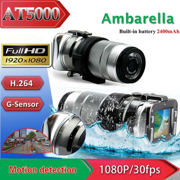 Camera AT5000 multi-função impermeáve l 1,5 polegadas LCD