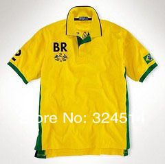 Camisa Polo Bordada Paises