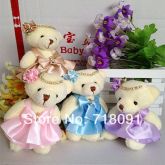 Lote com 120 Ursinhos de pelucia 12cm para casamento