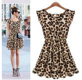 Vestido Leopardo Microfibra