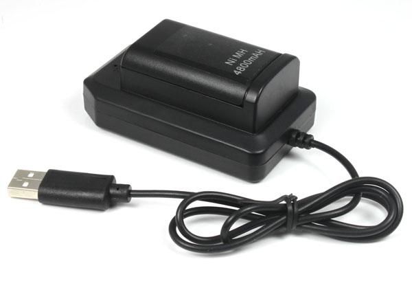 Baretia 4800mAh para controle Xbox360 + Carregador USB